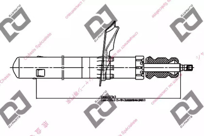 Амортизатор DJ PARTS DS1382GS